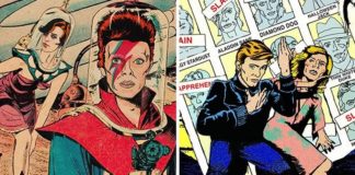 Les albums de David Bowie illustrés façon Pulp Books