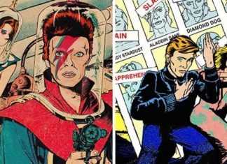 Les albums de David Bowie illustrés façon Pulp Books