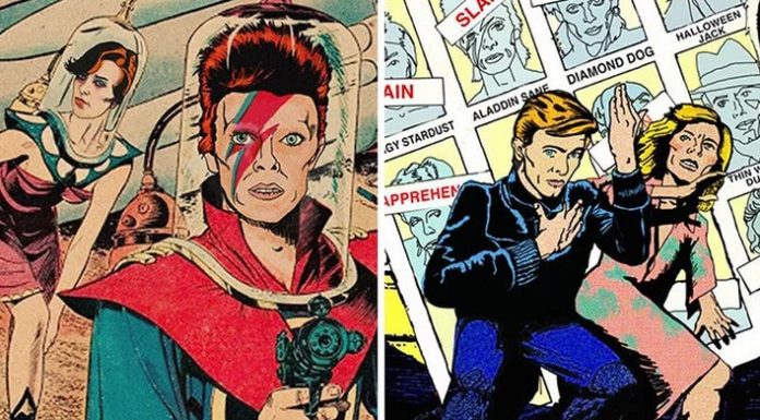 Les albums de David Bowie illustrés façon Pulp Books