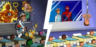 Si les super-héros de comics faisaient des petits