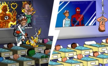 Si les super-héros de comics faisaient des petits