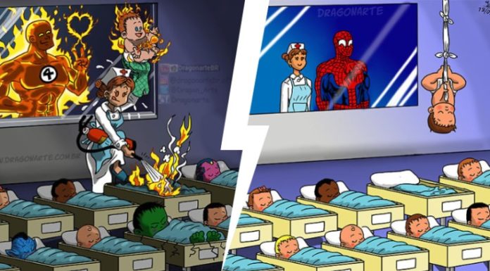 Si les super-héros de comics faisaient des petits